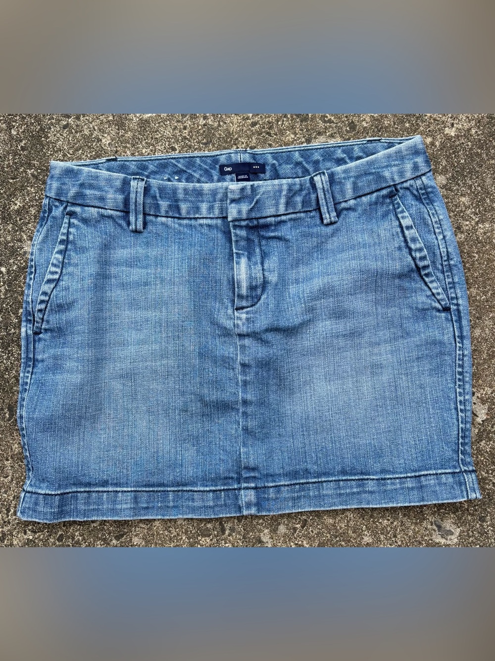 GAP Light Blue Denim Mini Skirt